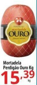 Akki Atacadista Mortadela Perdigao Ouro 1kg oferta