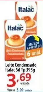 Akki Atacadista Leite Condensado Italac Sd Tp 395g oferta
