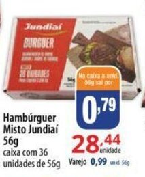 Akki Atacadista Hamburguer Misto Jundiai 56g oferta