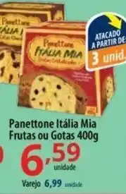 Panettone Italia Mia Frutas ou Gotas 400g