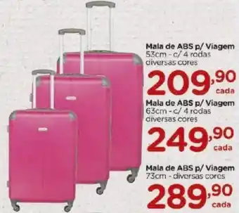 Carrefour Mala de ABS p/ Viagem 73cm oferta