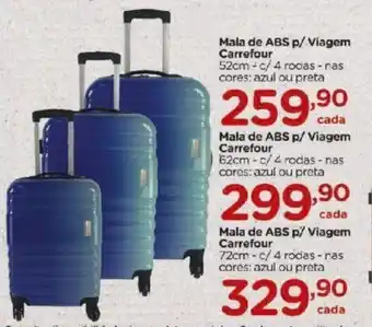 Carrefour Mala de ABS p/ Viagem Carrefour 52cm oferta