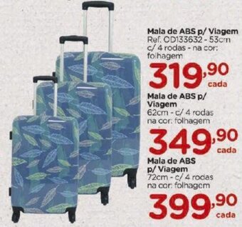 Carrefour Mala de ABS p/ Viagem 53cm oferta