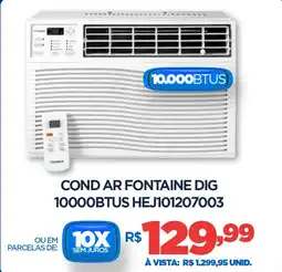 DB Supermercados Cond ar fontaine dig 10.000BTUS HEJ101207003 oferta