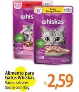Atacadão Alimento para Gatos Whiskas Vários sabores Sachê oferta