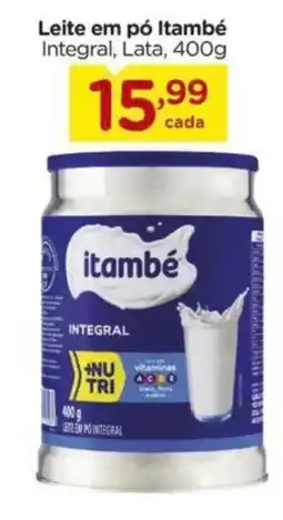 Carrefour Leite em pó Itambé Integral, Lata, oferta