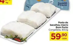 Carrefour Posta de bacalhau macro Bom Porto oferta