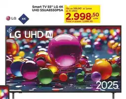 Carrefour Smart TV 55" LG 4K UHD 55UA8550PSA oferta