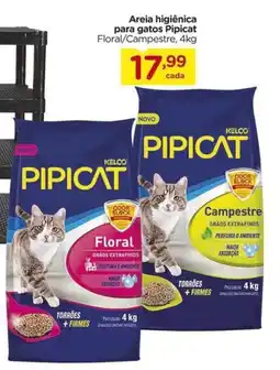 Carrefour Areia higiênica para gatos Pipicat oferta