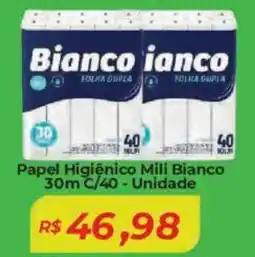 Mart Minas Papel Higiênico Mili Bianco oferta