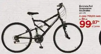 Carrefour Bicileta Full Suspension South Bike oferta