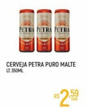 Cerveja Petra Puro Malte lata 350ml