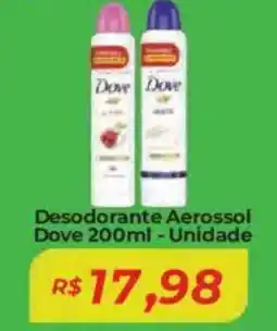Mart Minas Desodorante Aerossol Dove Unidade oferta