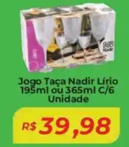 Mart Minas Jogo Taça Nadir Lírio oferta