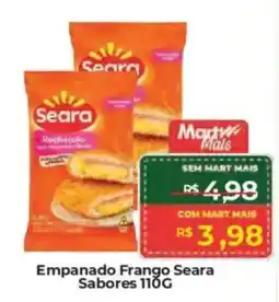 Mart Minas Empanado Frango Seara Sabores oferta