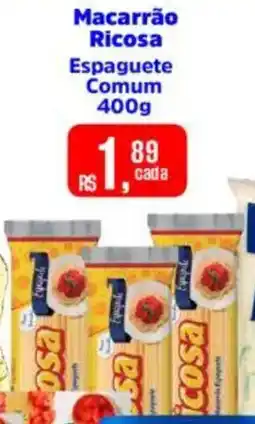 Supermercados Mateus Macarrão Ricosa oferta
