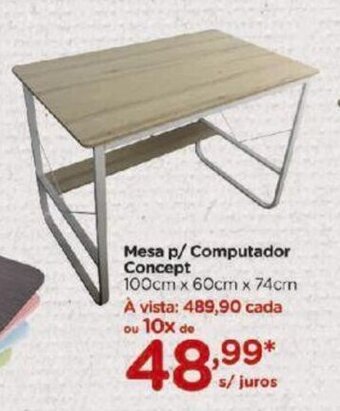 Carrefour Mesa p/ Computador Concept oferta