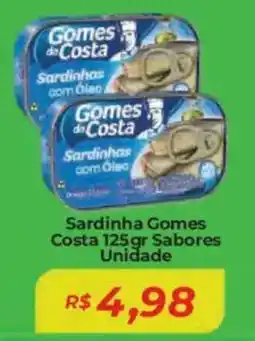 Mart Minas Sardinha Gomes Costa Sabores oferta