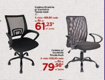 Carrefour Cadeira Giratoria p/ Escritorio Telada Kesh oferta
