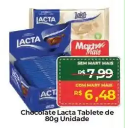 Mart Minas Chocolate Lacta Tablete Unidade oferta