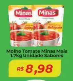 Mart Minas Molho Tomate Minas Mais Unidade Sabores oferta