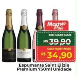 Mart Minas Espumante Saint Elizie Premium Unidade oferta