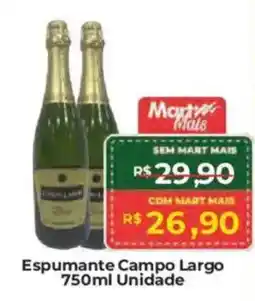 Mart Minas Espumante Campo Largo Unidade oferta