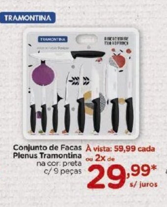 Carrefour Conjunto de Facas Plenus Tramontina oferta