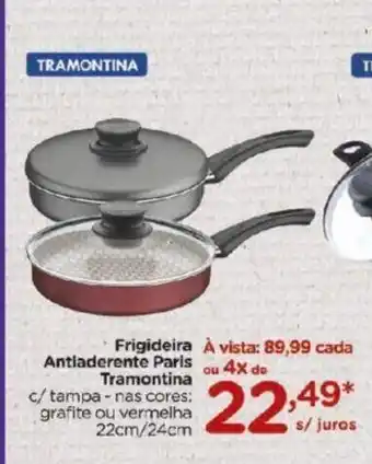 Carrefour Frigideira Antiaderente Paris Tramontina oferta
