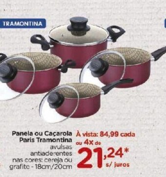Panela ou Cacarola Paris Tramontina