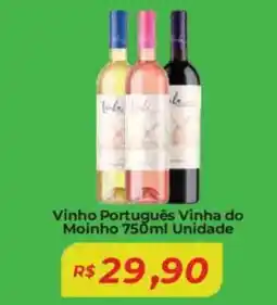 Mart Minas Vinho Português Vinha do Vinho Português Vinha do Moinho 750ml Unidade Unidade oferta