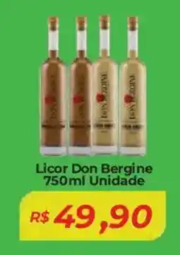 Mart Minas Licor Don Bergine Unidade oferta