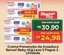 Mart Minas Creme Prevenção de Assadura Baruel Baby oferta
