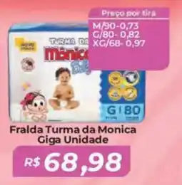 Mart Minas Fralda Turma da Monica Giga Unidade oferta