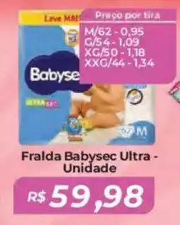 Mart Minas Fralda Babysec Ultra- Unidade oferta