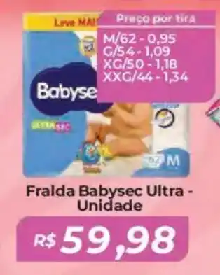 Mart Minas Fralda Babysec Ultra- Unidade oferta