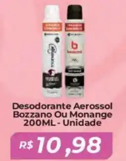 Mart Minas Desodorante Aerossol Bozzano Ou Monange Unidade oferta