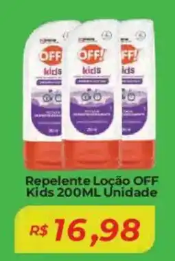 Mart Minas Repelente Loção OFF Kids Unidade oferta