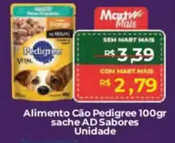 Mart Minas Alimento Cão Pedigree sache AD Sabores oferta