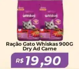 Mart Minas Ração Gato Whiskas Dry Ad Carne oferta