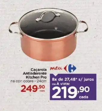Carrefour Cacarola Antiaderente Kitchen Pro oferta
