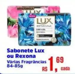 Supermercados Mateus Sabonete Lux ou Rexona Várias Fragrâncias oferta