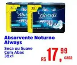 Supermercados Mateus Absorvente Noturno Always oferta