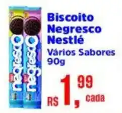 Supermercados Mateus Biscoito Negresco Nestlé Vários Sabores oferta