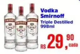 Supermercados Mateus Vodka Smirnoff oferta