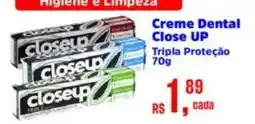 Supermercados Mateus Creme Dental Close UP oferta