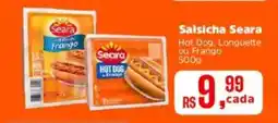 Supermercados Mateus Salsicha Seara oferta