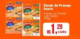 Supermercados Mateus Steak de Frango Seara oferta