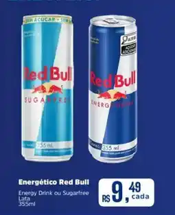 Supermercados Mateus Energético Red Bull oferta
