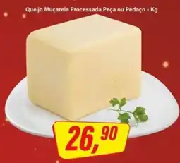 Rede Supermarket Queijo Muçarela Processada Peça ou Pedaço oferta